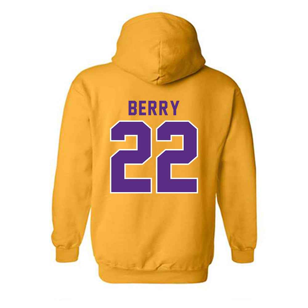 LSU - NCAA Football : Harlem Berry - Classic Shersey Hooded Sweatshirt-1
