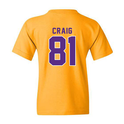 LSU - NCAA Football : Landon Craig - Classic Shersey Youth T-Shirt-1