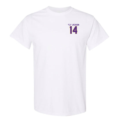 LSU - NCAA Football : Christopher "CJ" Jackson - Classic Shersey T-Shirt-0