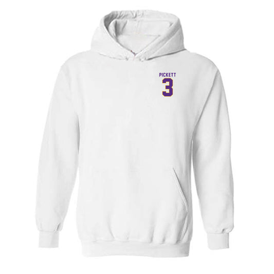 LSU - NCAA Football : DJ Pickett - Classic Shersey Hooded Sweatshirt-0