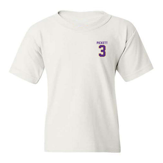 LSU - NCAA Football : DJ Pickett - Classic Shersey Youth T-Shirt-0