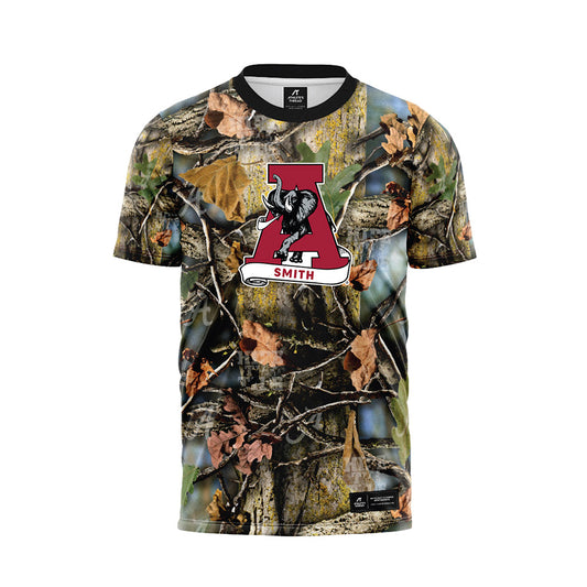 Alabama - NCAA Football : Mac Smith - Sand Camo Premium Activewear T-Shirt-0