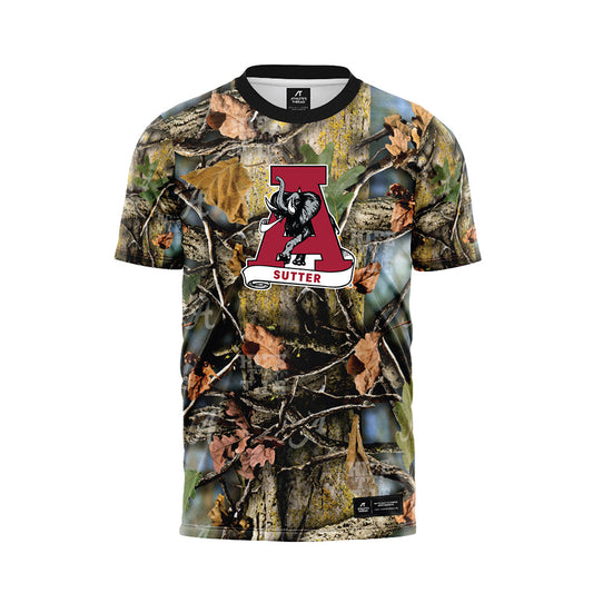 Alabama - NCAA Football : Mack Sutter - Sand Camo Premium Activewear T-Shirt-0
