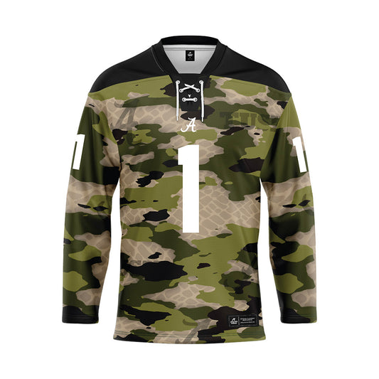 Alabama - NCAA Football : Devan Thompkins - Camo Jersey-0