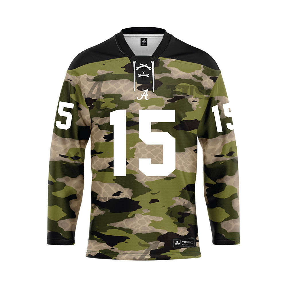 Alabama - NCAA Football : Jett Thomalla - Camo Jersey-0
