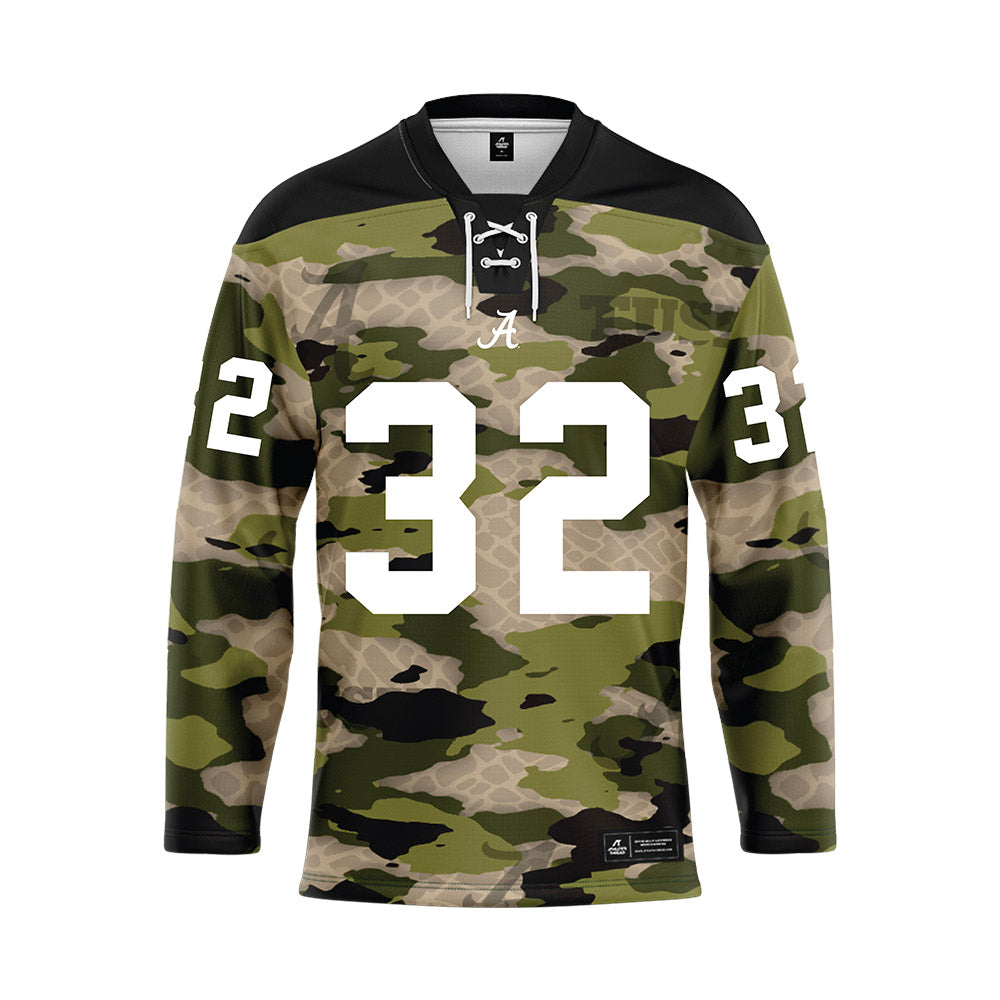 Alabama - NCAA Football : Griffin Hanson - Camo Jersey-0