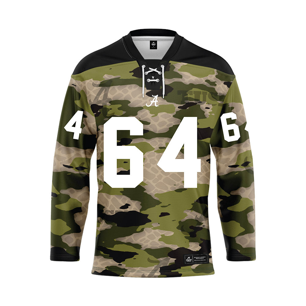 Alabama - NCAA Football : Michael Carroll - Camo Jersey-0