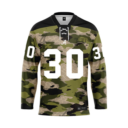 Alabama - NCAA Football : Derek Meadows - Camo Jersey-0