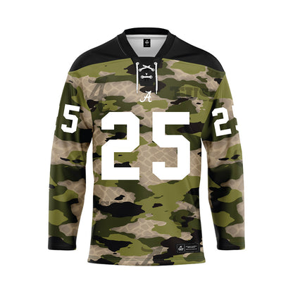 Alabama - NCAA Football : Steve Bolo Mboumoua - Camo Jersey-0