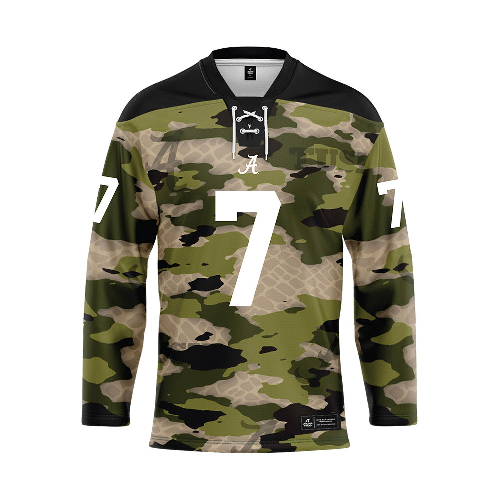 Alabama - NCAA Football : Caleb Woodson - Camo Jersey-0