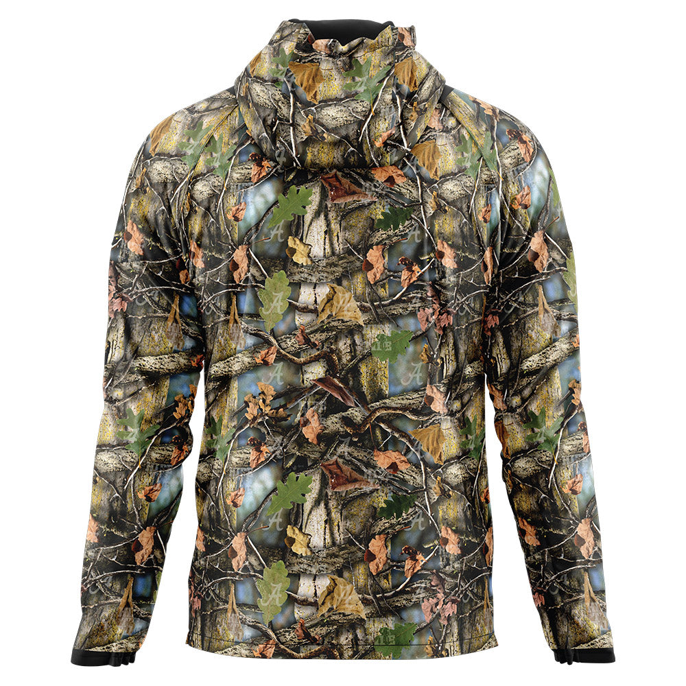 Alabama - All NCAA Sports : - Camo Full Zip Windbreaker-1