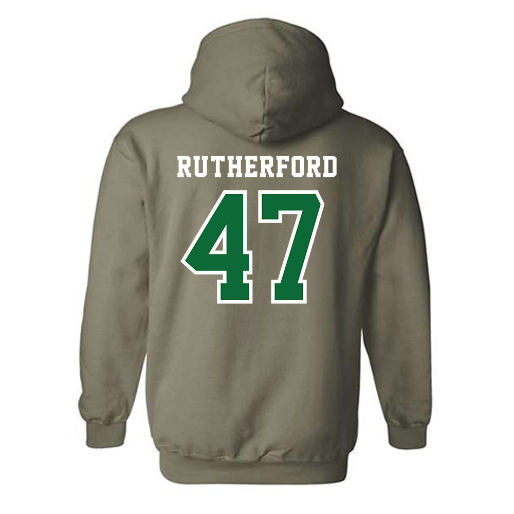 EMich - NCAA Baseball : Cal Rutherford - Classic Shersey Hooded Sweatshirt-1