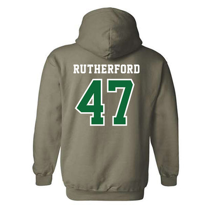 EMich - NCAA Baseball : Cal Rutherford - Classic Shersey Hooded Sweatshirt-1