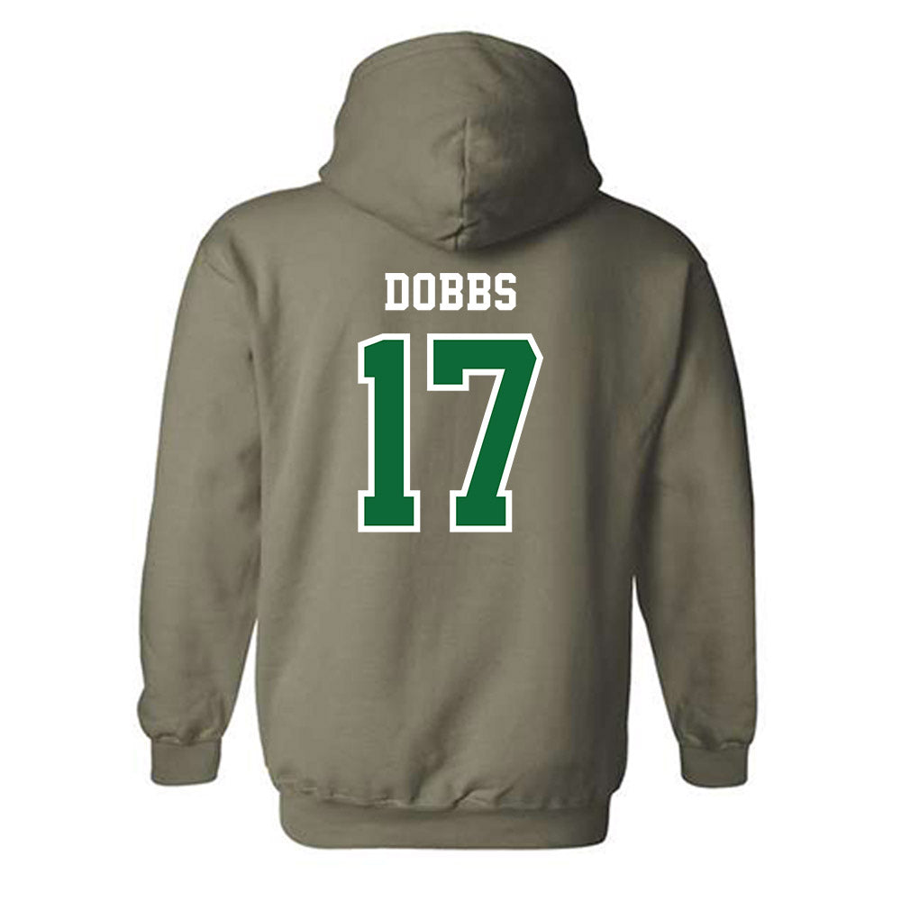 EMich - NCAA Football : Caleb Dobbs - Classic Shersey Hooded Sweatshirt-1