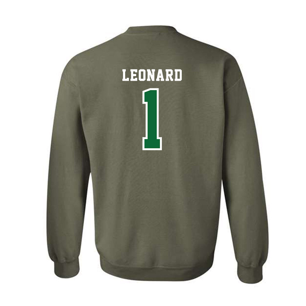 EMich - NCAA Baseball : Jake Leonard - Classic Shersey Crewneck Sweatshirt-1