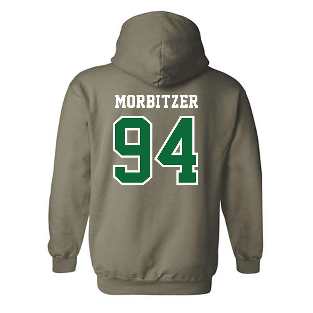 EMich - NCAA Football : Jason Morbitzer - Classic Shersey Hooded Sweatshirt-1