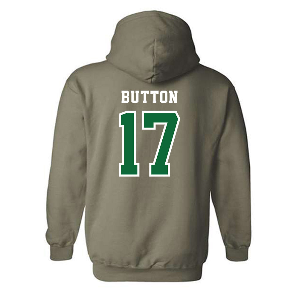 EMich - NCAA Football : Bryce Button - Classic Shersey Hooded Sweatshirt-1