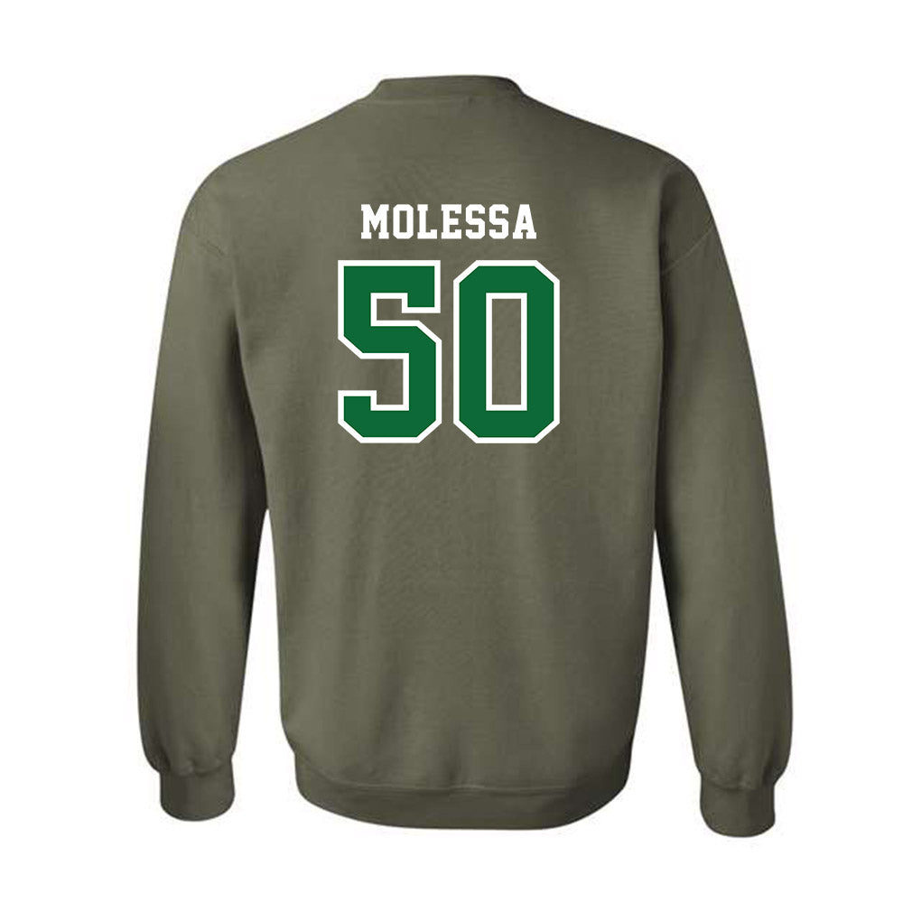 EMich - NCAA Baseball : Leewood Molessa - Classic Shersey Crewneck Sweatshirt-1