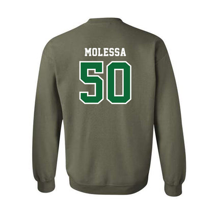 EMich - NCAA Baseball : Leewood Molessa - Classic Shersey Crewneck Sweatshirt-1