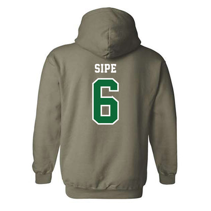 EMich - NCAA Women's Volleyball : Madelyn Sipe - Classic Shersey Hooded Sweatshirt-1