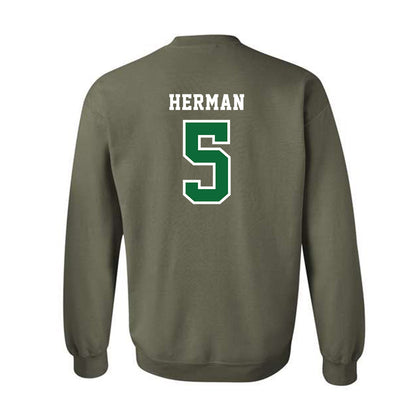 EMich - NCAA Women's Volleyball : Maddie Herman - Classic Shersey Crewneck Sweatshirt-1