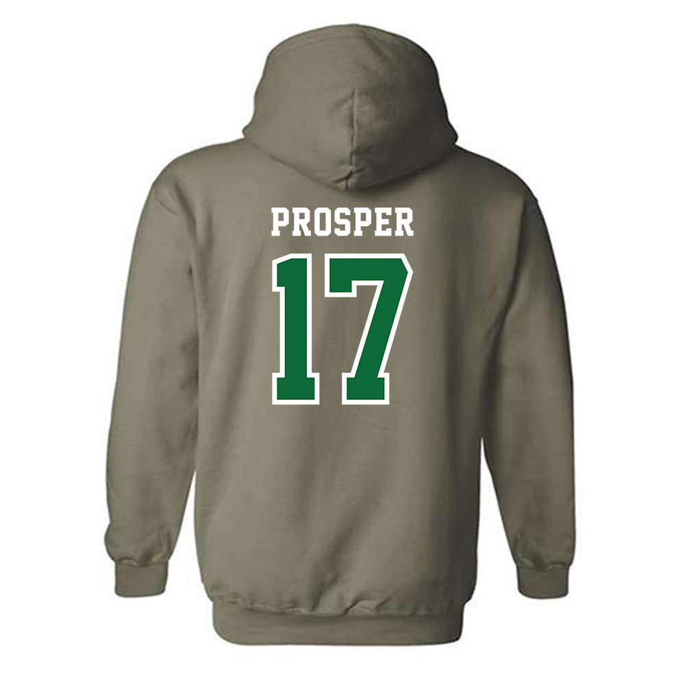 EMich - NCAA Football : Benson Prosper - Classic Shersey Hooded Sweatshirt-1