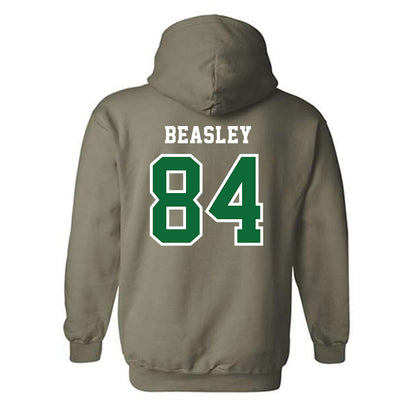 EMich - NCAA Football : JT Beasley - Classic Shersey Hooded Sweatshirt-1