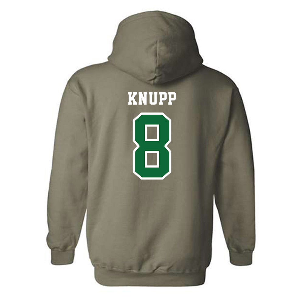 EMich - NCAA Baseball : Keegan Knupp - Classic Shersey Hooded Sweatshirt-1