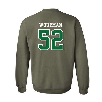 EMich - NCAA Football : Richardo Wourman - Classic Shersey Crewneck Sweatshirt-1