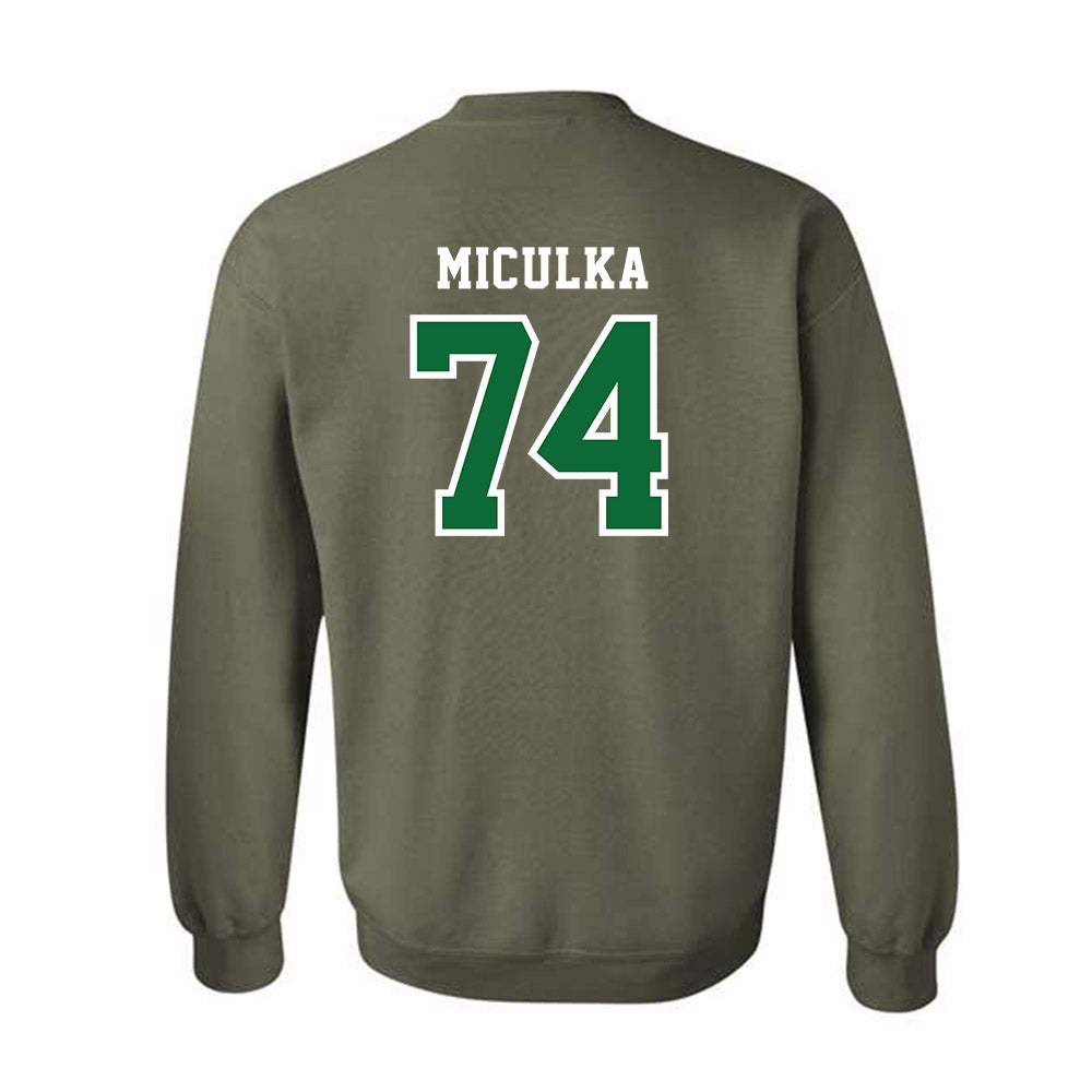 EMich - NCAA Football : Carter Miculka - Classic Shersey Crewneck Sweatshirt-1