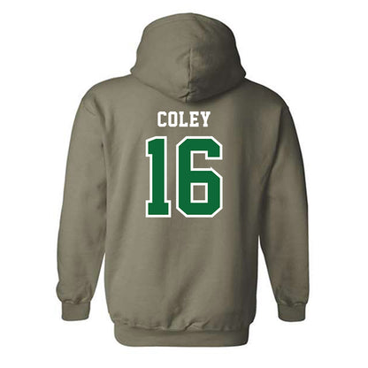 EMich - NCAA Football : Caleb Coley - Classic Shersey Hooded Sweatshirt-1