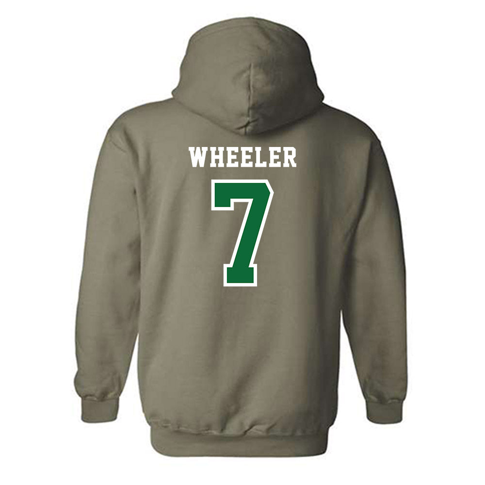 EMich - NCAA Football : Jamarien Wheeler - Classic Shersey Hooded Sweatshirt-1