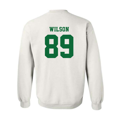 EMich - NCAA Football : CJ Wilson - Classic Shersey Crewneck Sweatshirt-1