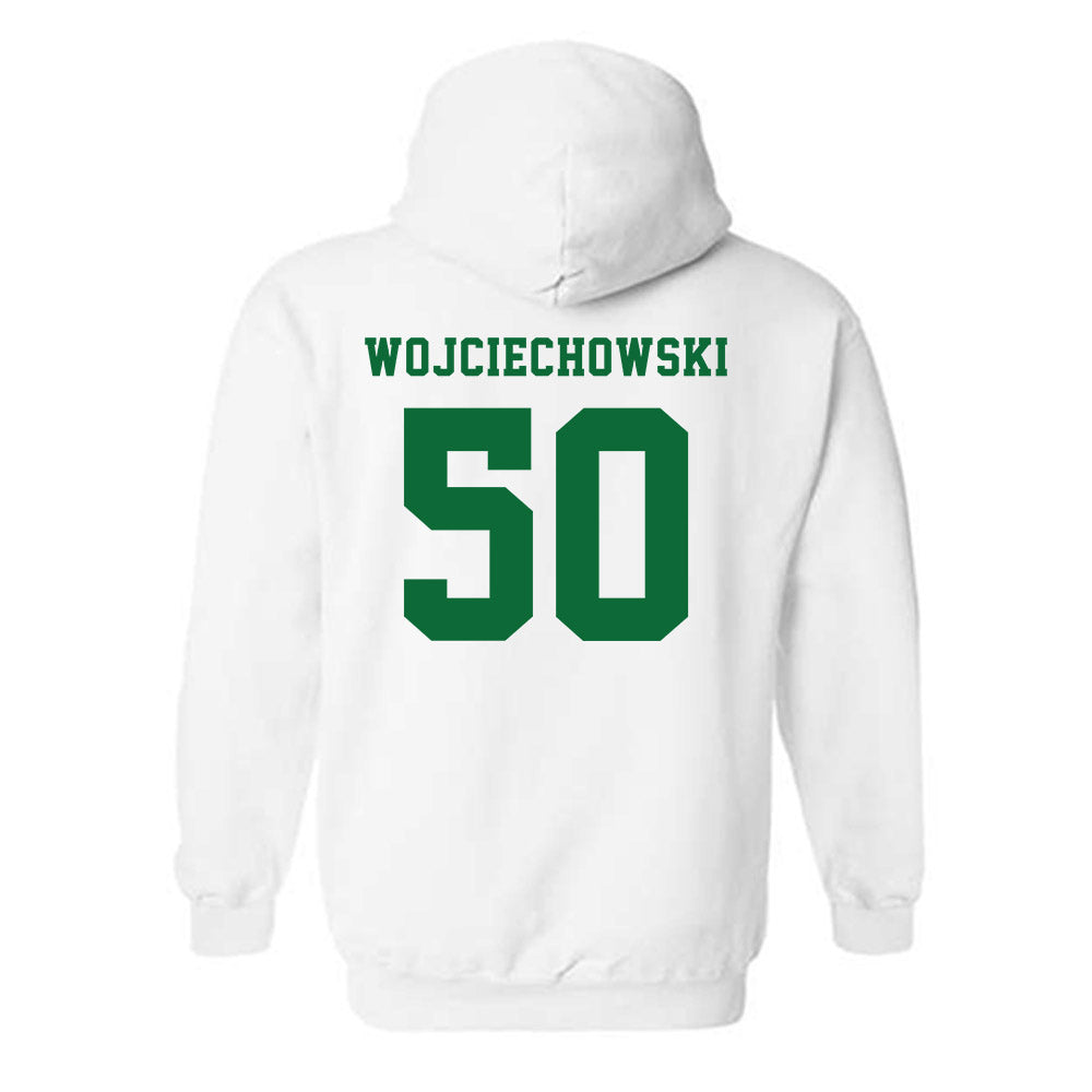 EMich - NCAA Football : Kevin Wojciechowski - Classic Shersey Hooded Sweatshirt-1