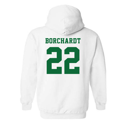 EMich - NCAA Baseball : Nathan Borchardt - Classic Shersey Hooded Sweatshirt-1