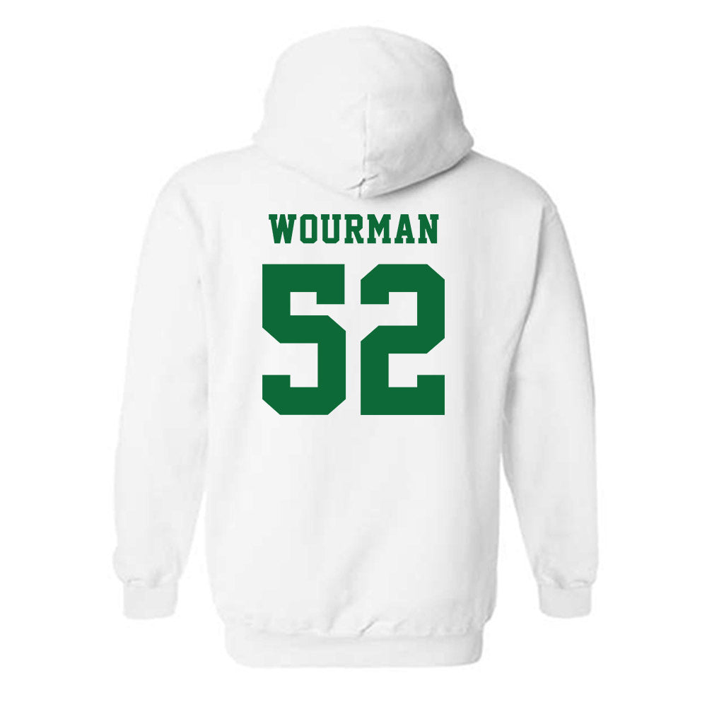 EMich - NCAA Football : Richardo Wourman - Classic Shersey Hooded Sweatshirt-1
