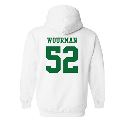EMich - NCAA Football : Richardo Wourman - Classic Shersey Hooded Sweatshirt-1