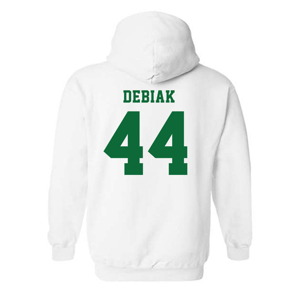 EMich - NCAA Football : Mark Debiak - Classic Shersey Hooded Sweatshirt-1