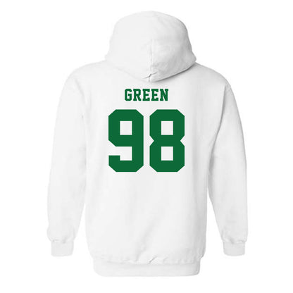 EMich - NCAA Football : Donovan Green - Classic Shersey Hooded Sweatshirt-1