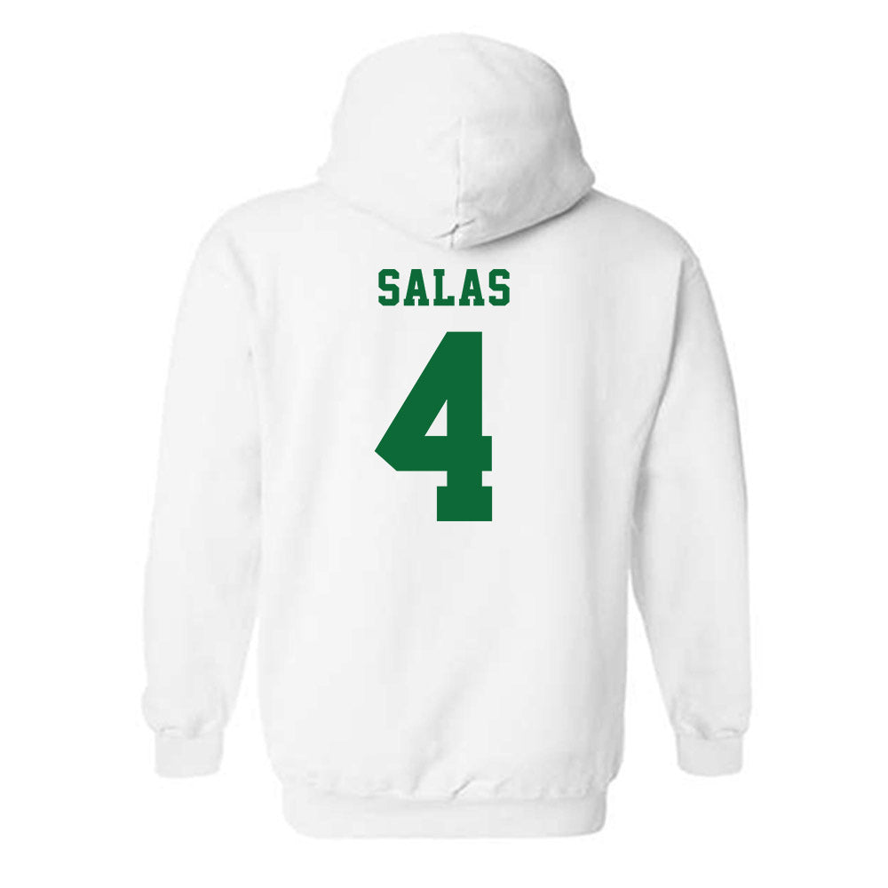 EMich - NCAA Football : Juan Salas - Classic Shersey Hooded Sweatshirt-1