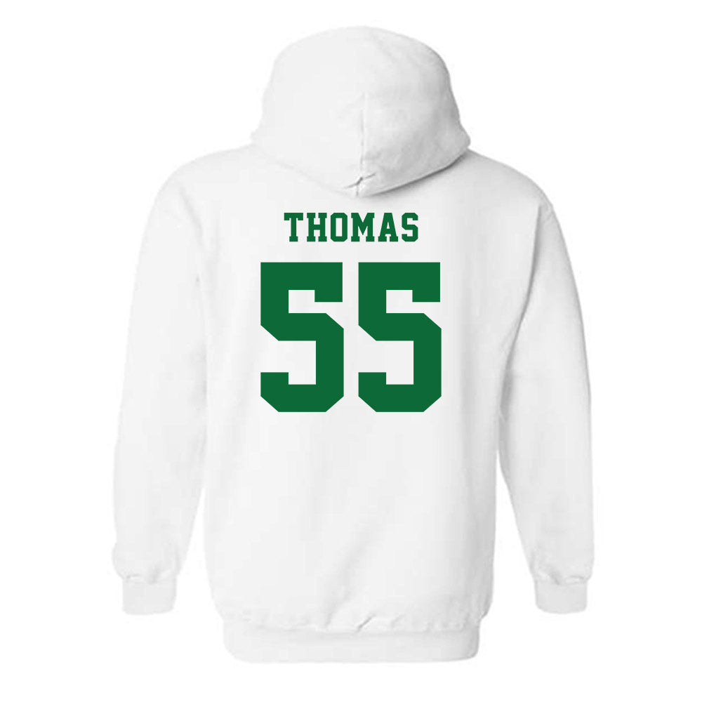 EMich - NCAA Football : Javon Thomas - Classic Shersey Hooded Sweatshirt-1