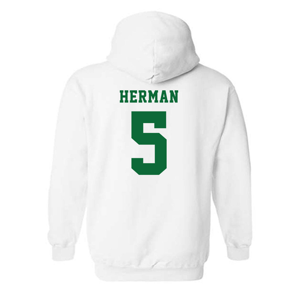 EMich - NCAA Women's Volleyball : Maddie Herman - Classic Shersey Hooded Sweatshirt-1