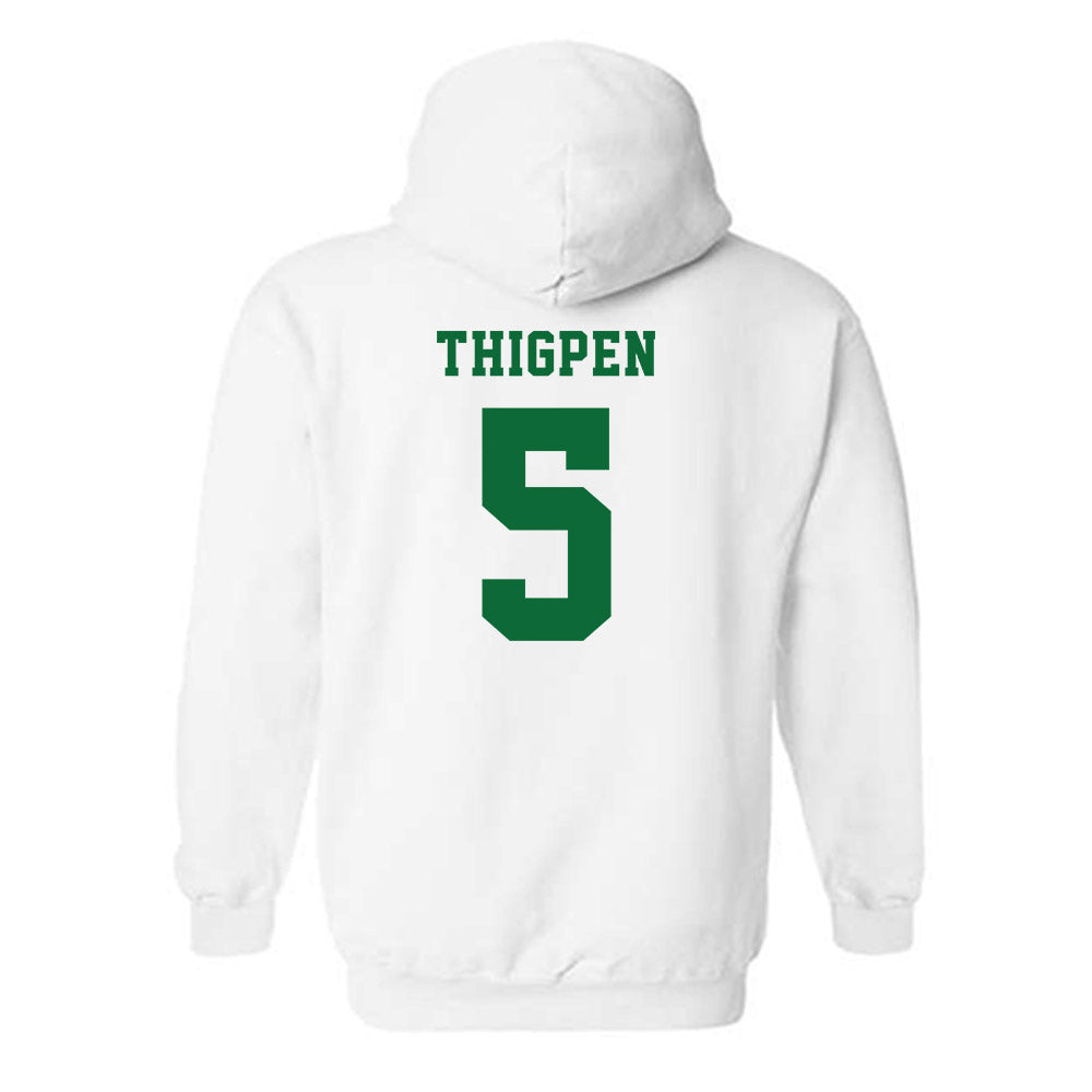 EMich - NCAA Baseball : Phillip Thigpen - Classic Shersey Hooded Sweatshirt-1