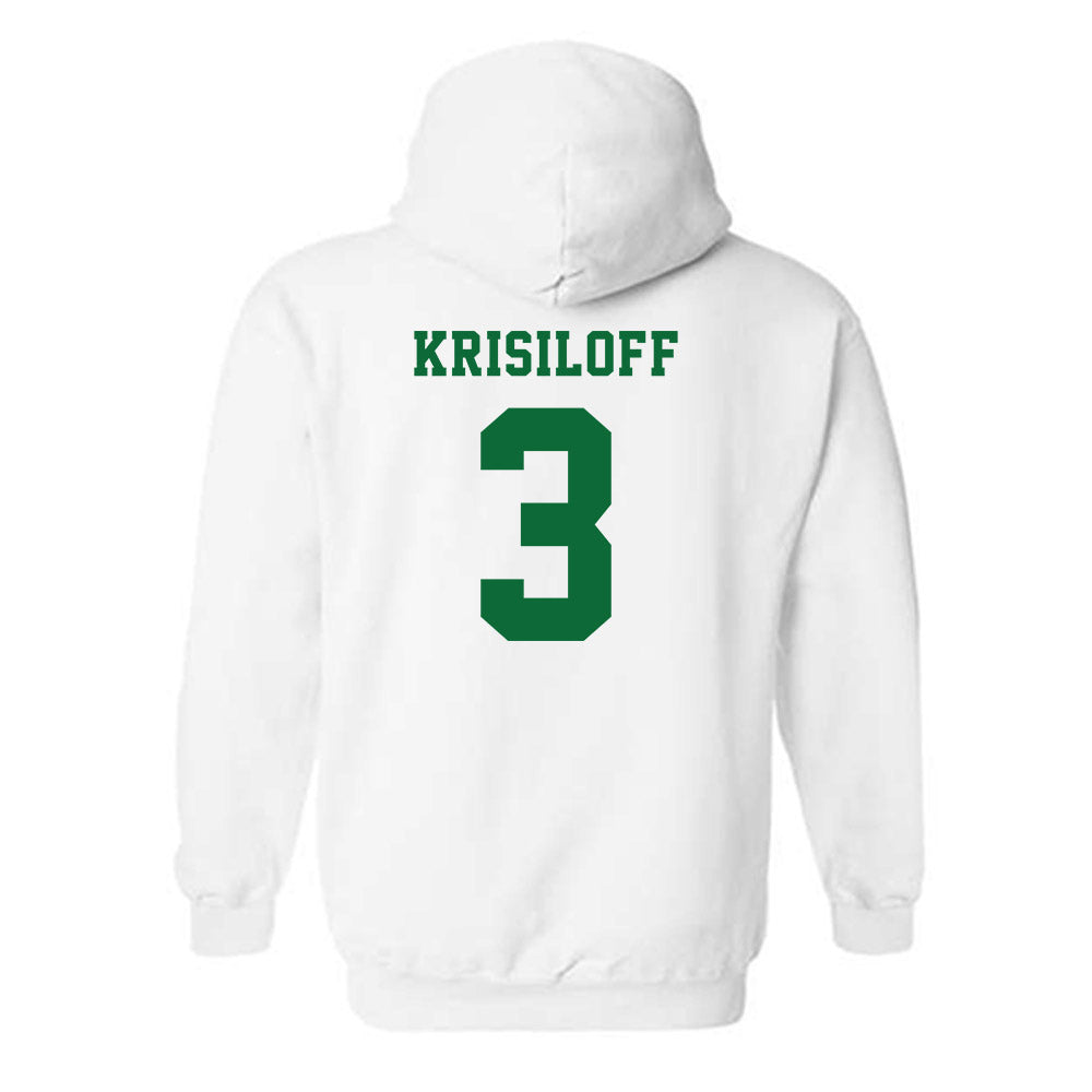 EMich - NCAA Football : Van Krisiloff - Classic Shersey Hooded Sweatshirt-1