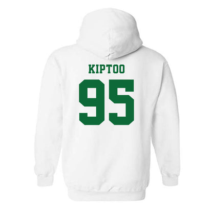 EMich - NCAA Football : Christian Kiptoo - Classic Shersey Hooded Sweatshirt-1
