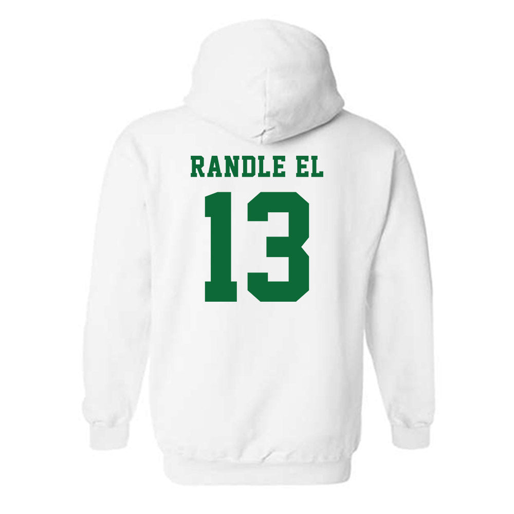 EMich - NCAA Women's Volleyball : Arynn Randle El - Classic Shersey Hooded Sweatshirt-1