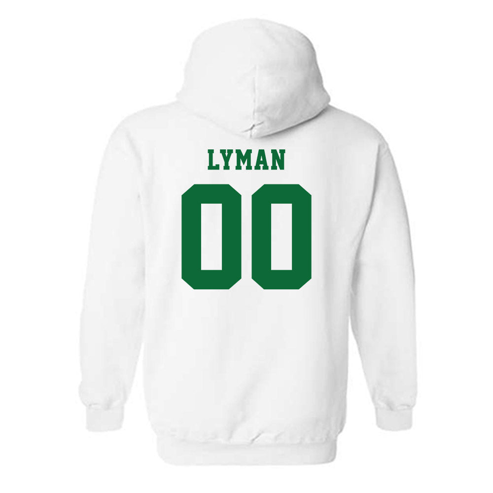 EMich - NCAA Football : Nate Lyman - Classic Shersey Hooded Sweatshirt-1