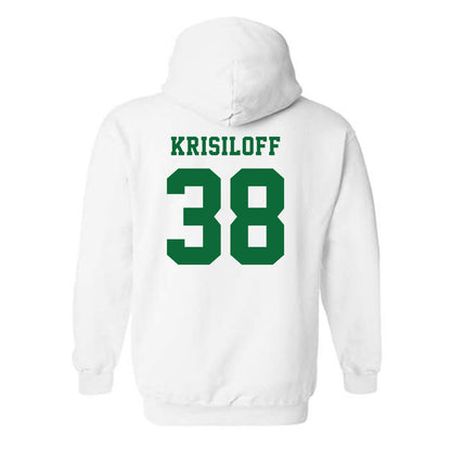 EMich - NCAA Football : Van Krisiloff - Classic Shersey Hooded Sweatshirt-1