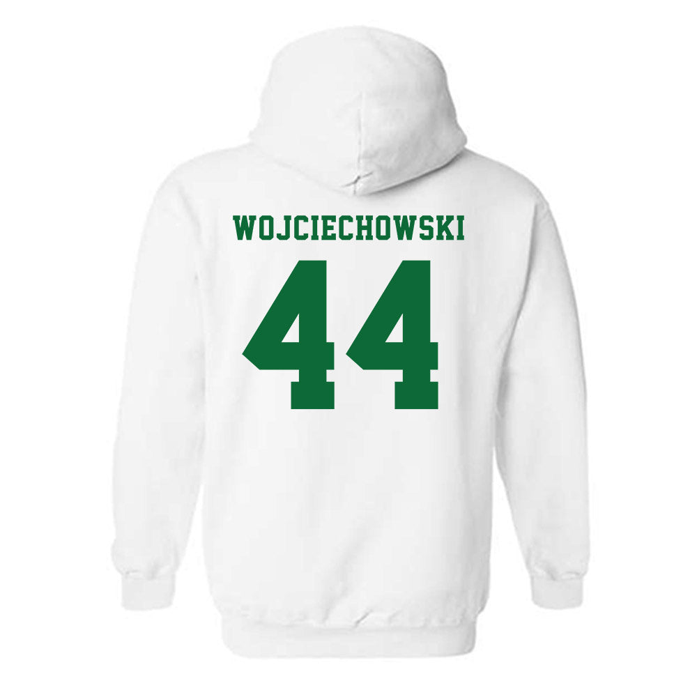 EMich - NCAA Football : Kevin Wojciechowski - Classic Shersey Hooded Sweatshirt-1