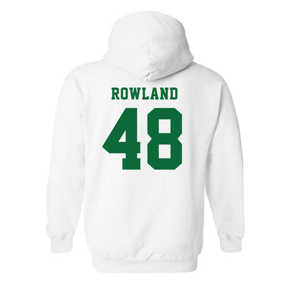 EMich - NCAA Baseball : Ethan Rowland - Classic Shersey Hooded Sweatshirt-1